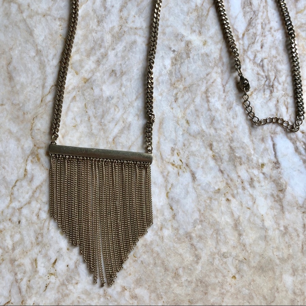 Beautiful Long Gold Necklace